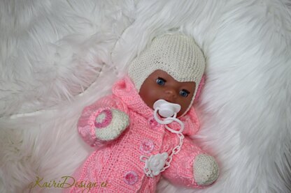 Cabled jumpsuit baby doll