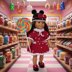 Minnie Mouse Doll Dress for 18" Doll