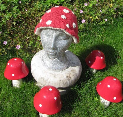 Magic Mushroom Beanie Hat
