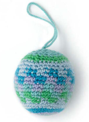 "Festive Bauble" - Crochet Pattern For Christmas in Paintbox Yarns Simply DK - DK-XMAS-CRO-001