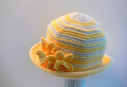 Crochet Daffodil Hat