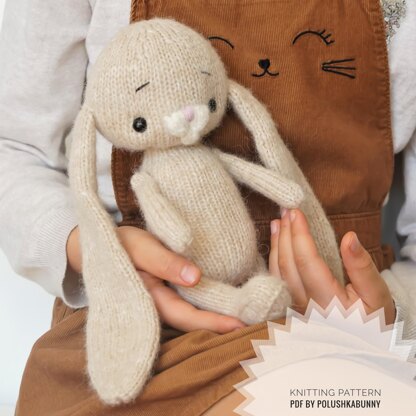 Knitting Pattern Little Bunny toy