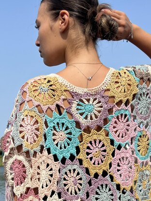 Fortune Flower Poncho