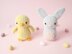 Little Chick and Bunny Amigurumi