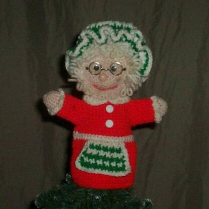 Christmas Mrs. Claus Tree Top Puppet C-084