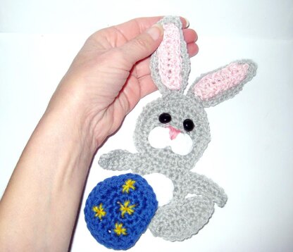 Easter bunny applique