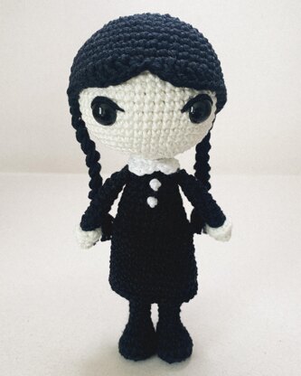 Wednesday Addams Amigurumi Pattern