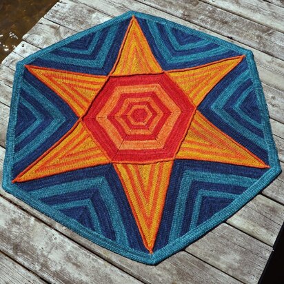 Sunburst Blanket - knitting pattern