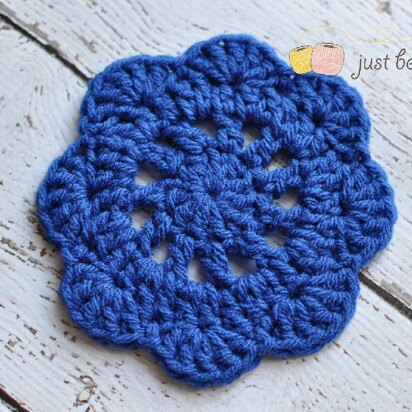 Just Be Happy Doily Coasters