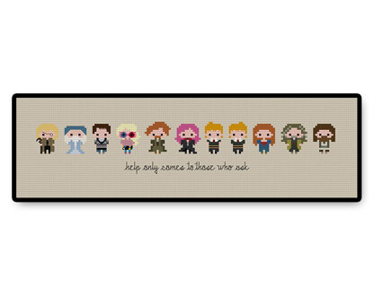 Harry Potter's Friends Bite Size - PDF Cross Stitch Pattern