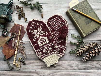 Fair Isle Windmill Mittens