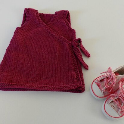 Grace Baby Pinafore - knitting pattern