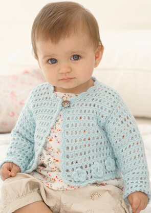 Cardigans and Hat in Sirdar Snuggly 4 Ply 50g - 1900 - Downloadable PDF