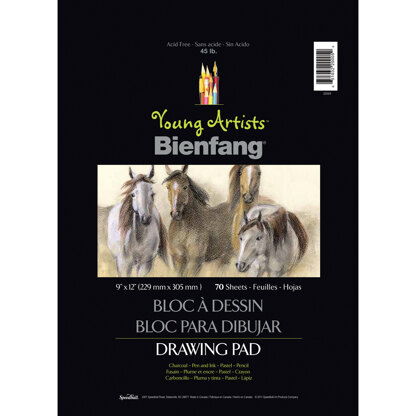 Speedball Art Products Bienfang Young Artists Drawing Pad 9"X12" - 70 Sheets