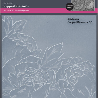 Altenew Cupped Blossoms 3D Embossing Folder