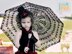 Victorian Goth Steampunk Style Lace Parasol