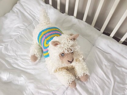 3in1 Llama Baby Blanket Toy