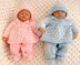 Knitting pattern 10 inch Doll Clothes Matinee Coat, Hat, Leggings, Boots