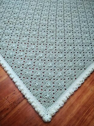 Hearts in Diamonds Baby Blanket