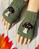 Mushroom Fingerless Gloves