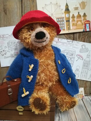 Modeling toys. Duffle coat for teddy bear