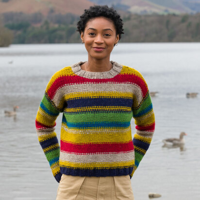 The Fibre Co. All Stripes Sweater (Super Bulky) PDF