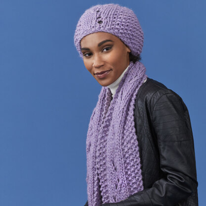 Tahki Yarns Dawson Hat & Scarf PDF at WEBS