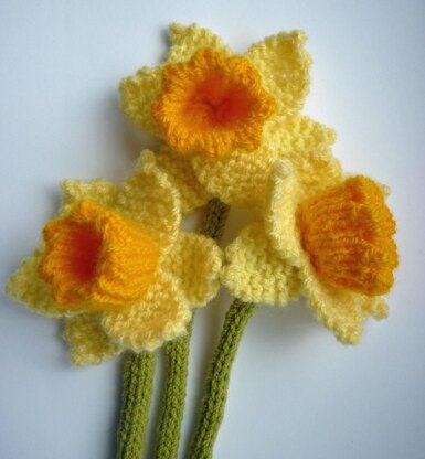 Daffodil Knitting pattern by Julie Taylor, Knitting Patterns