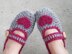 Mary Jane crochet slippers