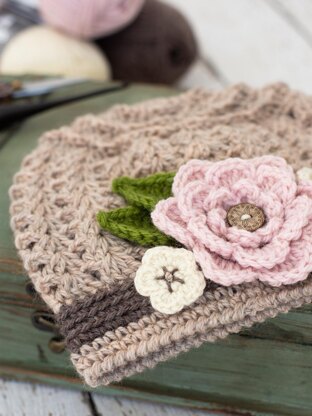 Bouquet Ladies Slouch Hat