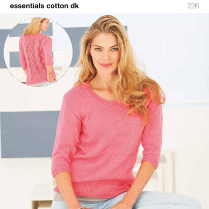 Sweaters in Rico Essentials Cotton DK - 226