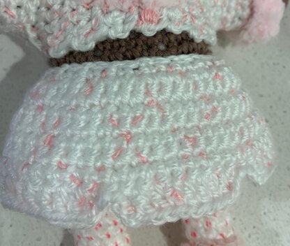 Snow bunny crochet online blanket pattern