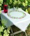 Anchor Summer Flowers Embroidery Tablecloth Kit