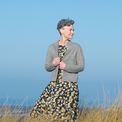 Jetty Cardigan in The Fibre Co. Cumbria Fingering - Downloadable PDF