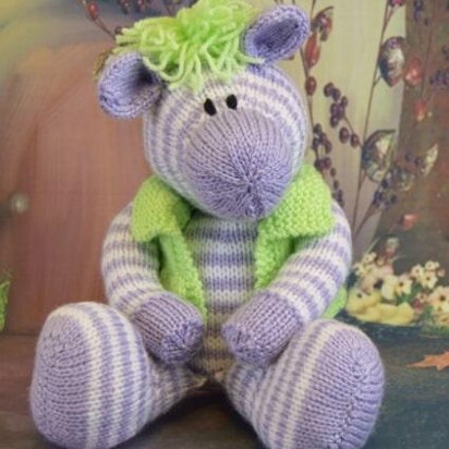 Punk Zebra - knitting pattern