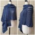 Easy Crochet Wrap Shawl Pattern: Blue-Easy Wrap Shawl