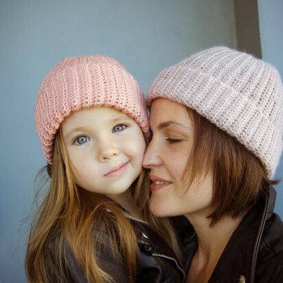 MIRROR ME  ribbed beanie crochet pattern