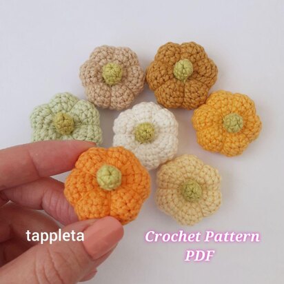 Mini pumpkin crochet pattern