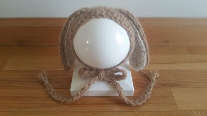 Bulky Bunny Bonnet {Newborn Size}