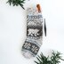 Polar Bear Stroll Crochet Stocking