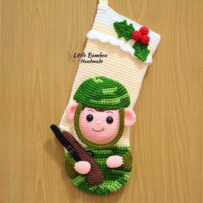 Soldier Christmas Stocking