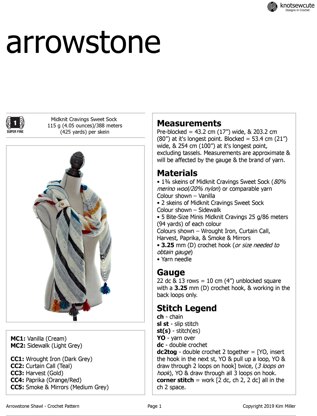 Arrowstone Shawl
