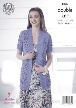 Cardigans in King Cole Cottonsoft DK - 4837 - Downloadable PDF