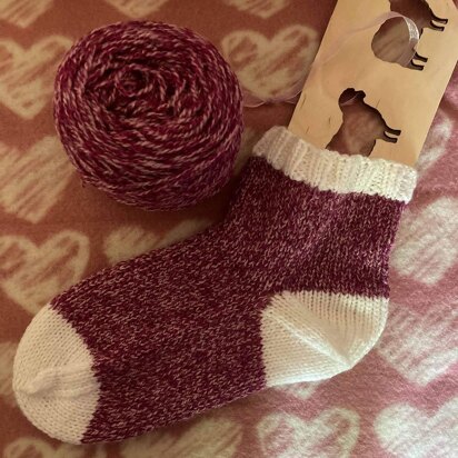 The cosy contrast sock