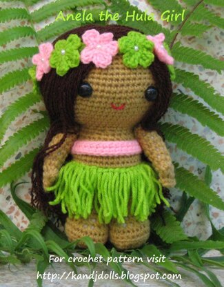 Anela the Hula Girl - PDF Crochet Pattern