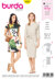 Burda Style Misses' Dress B6322 - Paper Pattern, Size 8-18