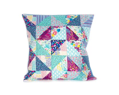 LoveCrafts Patchwork Cushion Pattern - Downloadable PDF