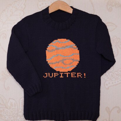 Intarsia - Jupiter Chart - Childrens Sweater