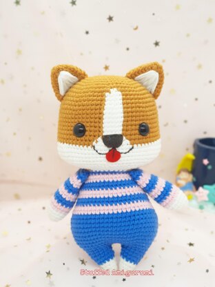 Crochet Pattern Chubby Corgi -  Portugal