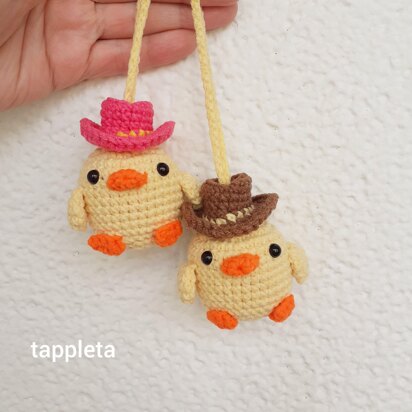 Cowboy duckling crochet pattern
